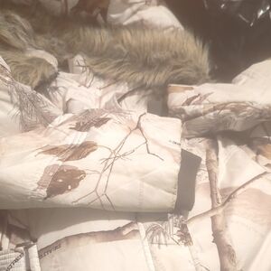 Northcrest Women's Camouflage Jacket with Faux Fur Trim